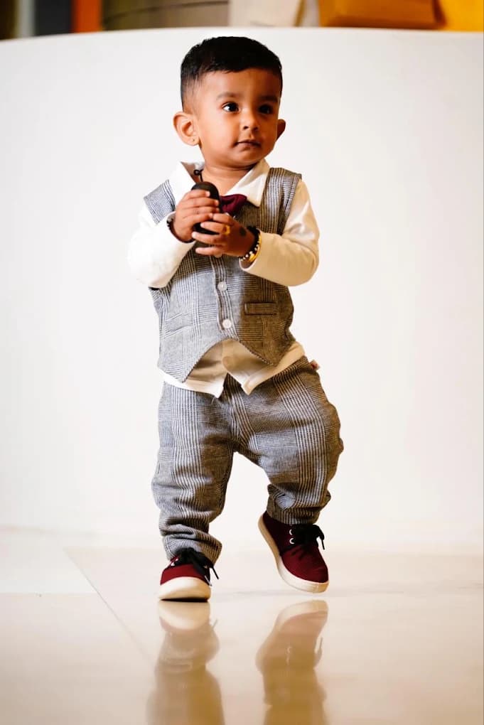 Toddler stepping milestone